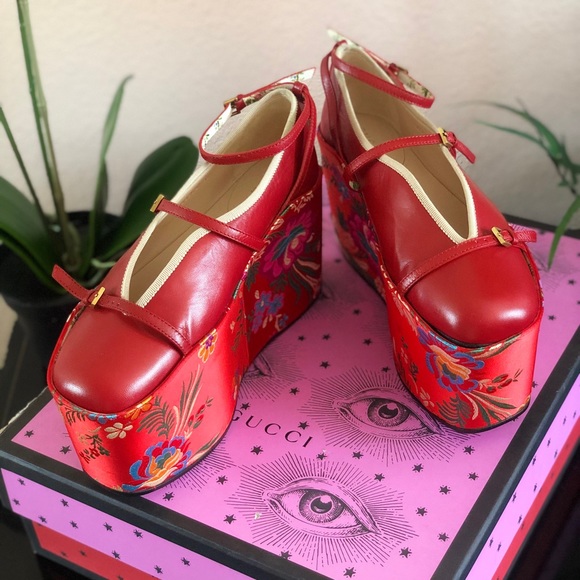 Gucci Hannelore detachable platforms size US 7 - Picture 2 of 5
